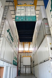 Steel container warehouse storage – Streff Luxembourg