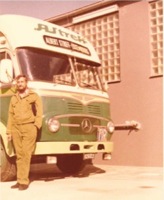 1960 Albert Streff Camion de déménagement Mercedes